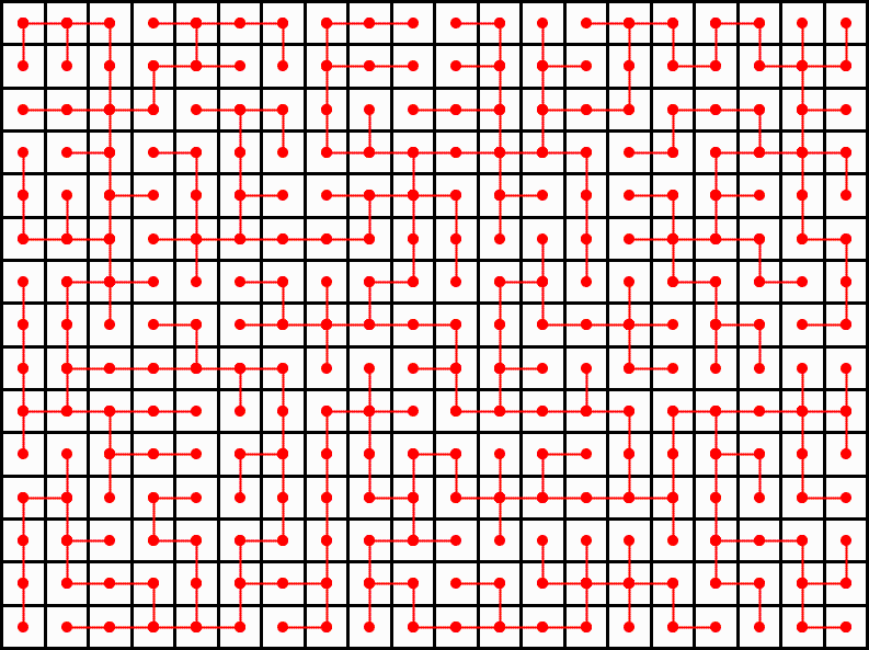 Maze generated using MST